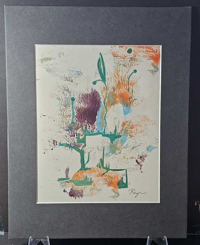 11×14 Abstract Painting Mother Moon Light by QC Local Artist Regan Hatfield