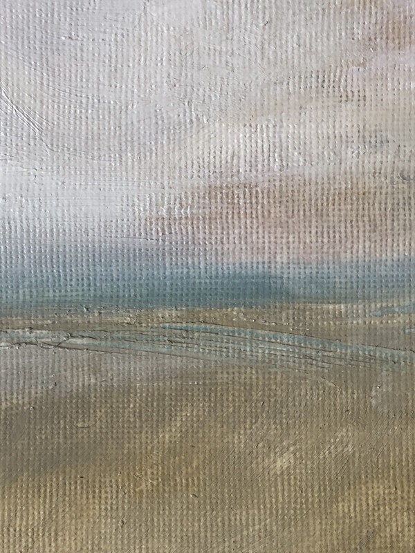 S Barton-OIL PAINTING 7.5”x7.25”Charleston Landscape “Hazy Coastal Morning” 2021 gallery