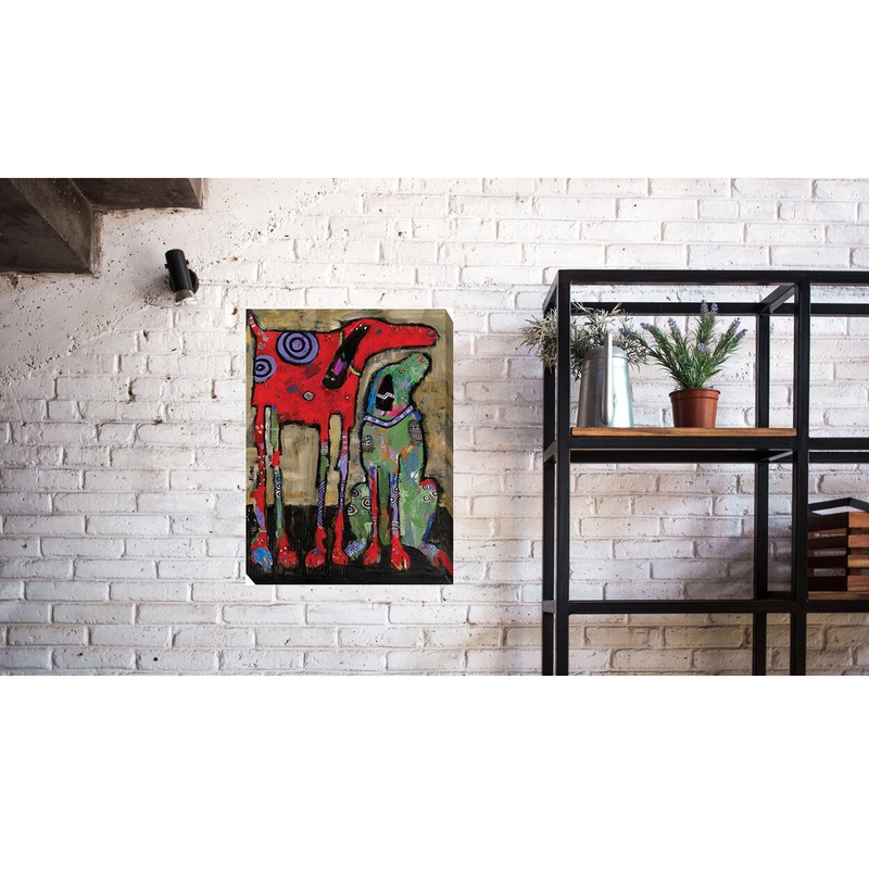 Wait and Stay by Jenny Foster Gallery-Wrapped Canvas Giclee Art (16 in x 12 in) gallery