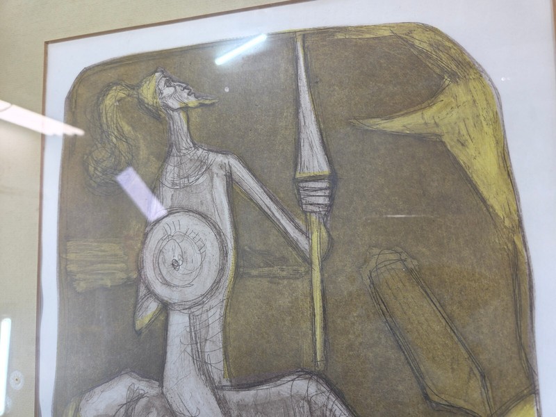 Irving Amen Don Quixote, Etching signed numbered 132/200 Framed 26x20 COA! gallery