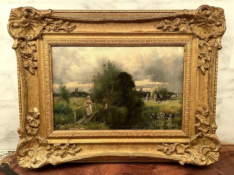 Landscape by well listed Late 19th Century – Sidney Pike (1858 – 1923)