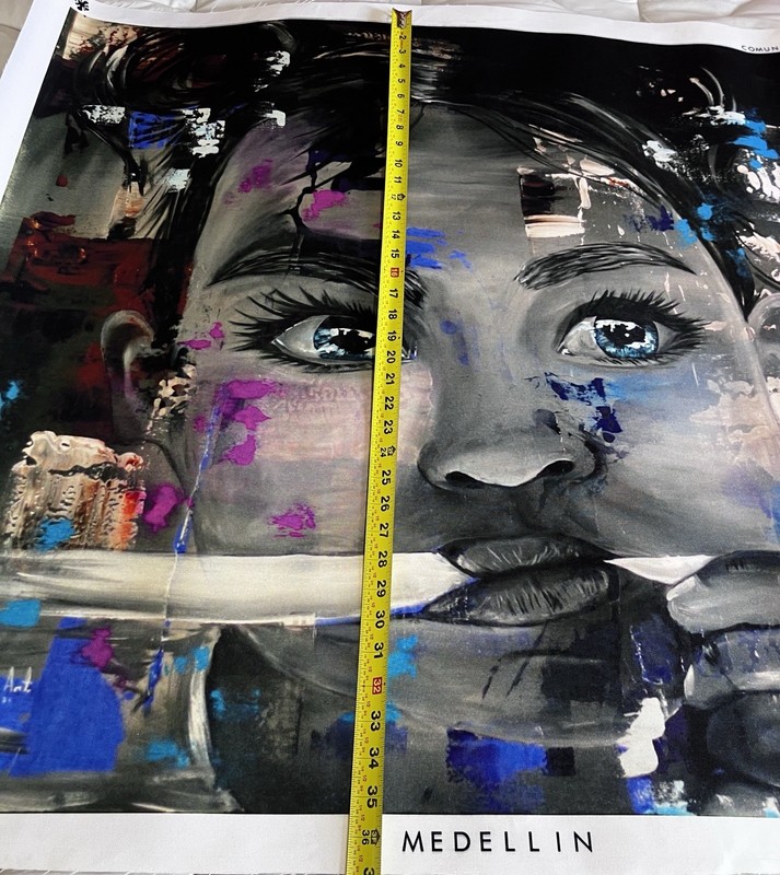 Colombian Art - Original, Comuna 13 Artist - 35X35”. gallery