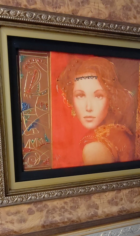 Csaba Markus Vermillia 2016 Limited Hand Embellished Signed Caldograph on Wood gallery