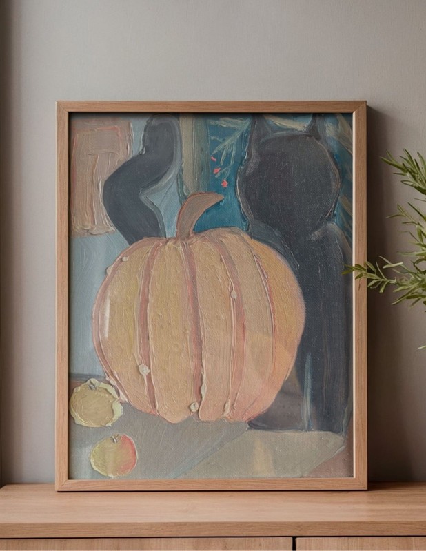 Original Murillo Painting | "Something Wicked" | 8x10" | Oil on Board | Signed gallery