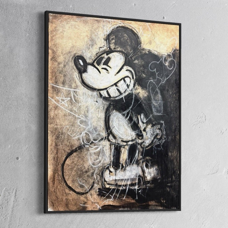 Black Magic Mouse – Original Artwork Rabbhead 36×48 Inches Mickey Mouse art