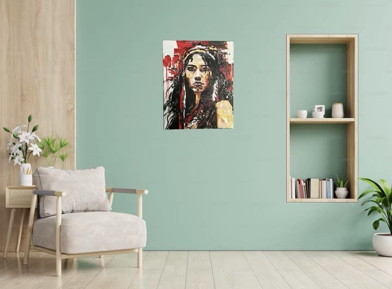 “American Heritage”, #michaelscottwoodcock Art Original Oil Painting Canvas gallery