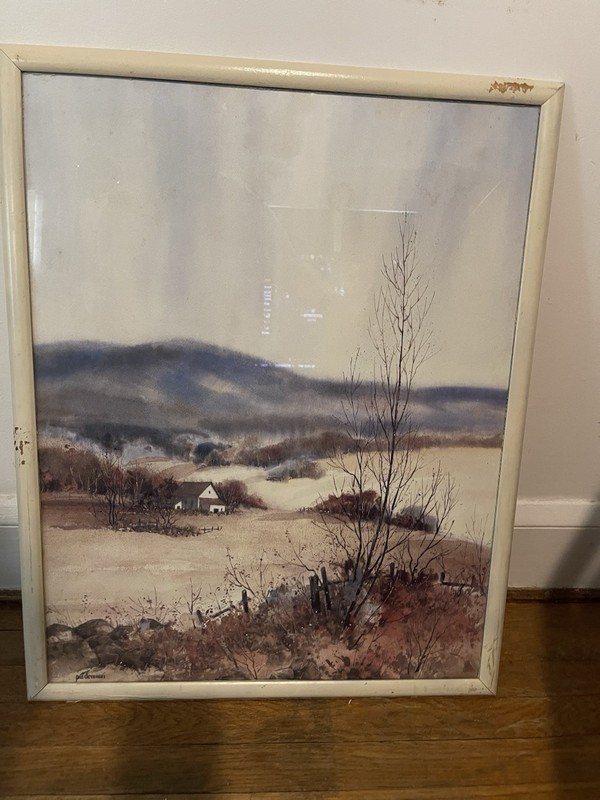 23.5 In By 30 In Landscape Painting By Artist Pat Denman