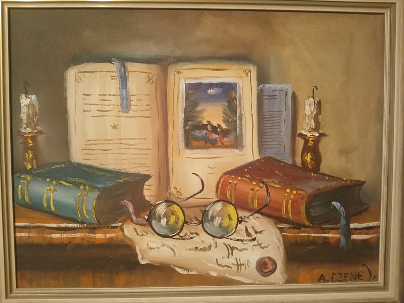 APATFALVI CZENE Janos Hungarian Original oil canvas gallery