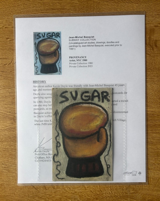 Jean-Michel Basquiat Original 1980 Souvenir Postcard SAMO