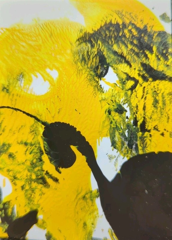 ACEO Original Art Card 2.5 x 3.5 Abstract Acrylic Paintings Unique One of a Kind