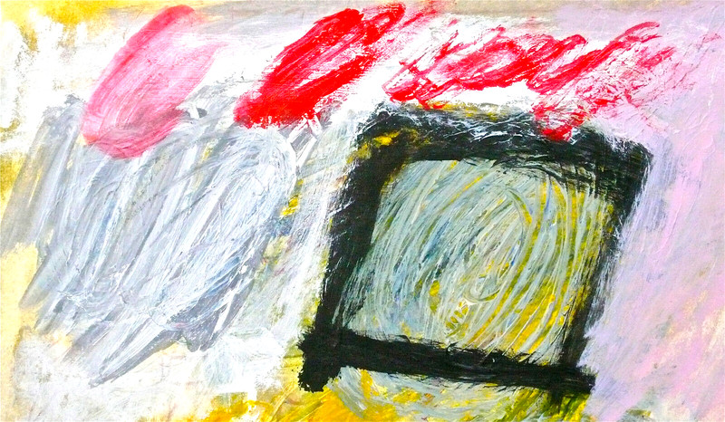 CY TWOMBLY - A SIGNED 1998 ORIGINAL GOUACHE IMPASTO PAINTING, ROME ROMA gallery