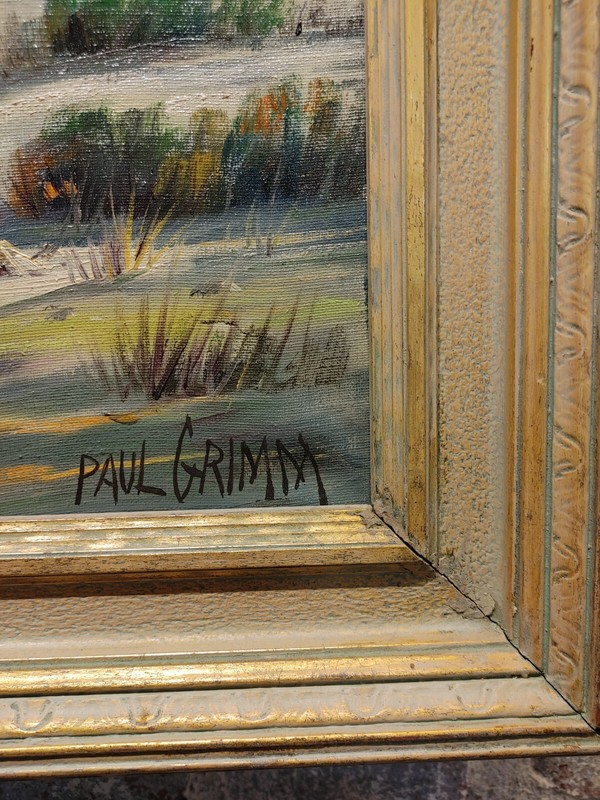 Paul Grimm -Stunning Spring in the California Mojave Desert -Oil painting gallery
