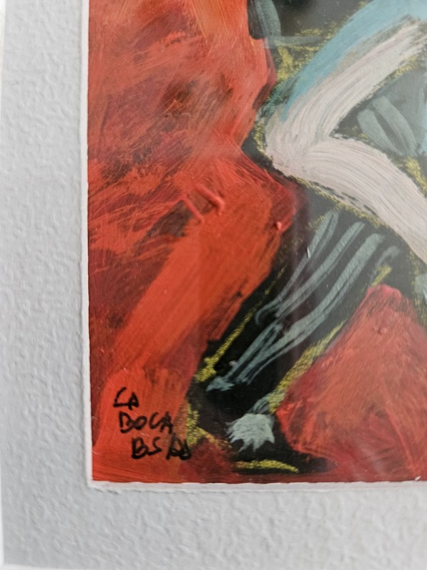 Guillermo Alio Tango Dancers Signed Painting gallery