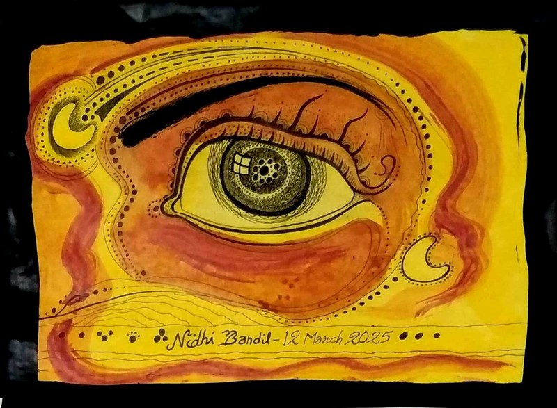 Original Painting Made & Signed By World Fame Artist Nidhi Bandil Agarwal Jaipur