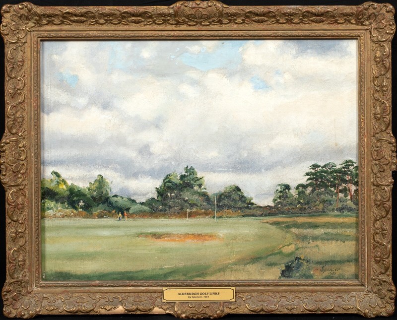 20th Century English Landscape View Of Aldeburgh Golf Course, Suffolk