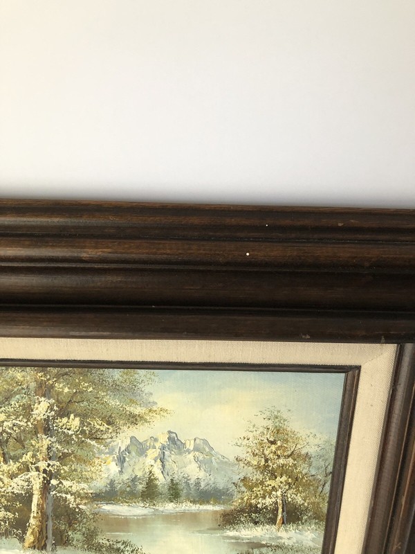 Original Mid-century V.Singer “Naturescape” Oil Painting 20”x15” gallery