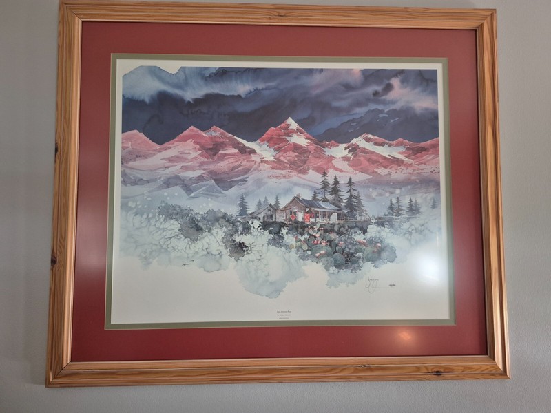 Michael Atchinson numbered watercolor : 132/950
