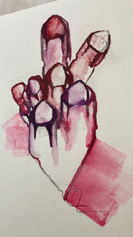Watercolor Art Original Dreamscape Lithium 2025 Signed Ebsq Artist gallery