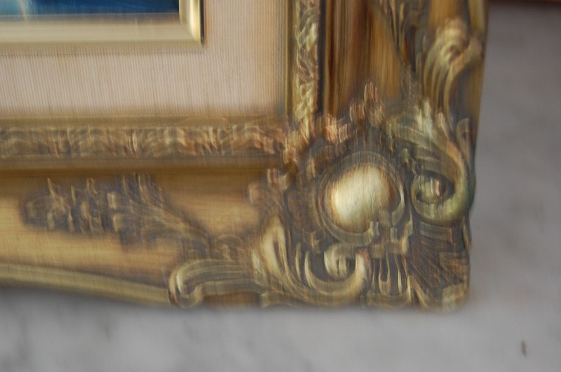 FRAMED ORIGINAL HECTO VIDAL OIL "IGLESIA DE LA MERCED STUDY II" OLD HAVANA, CUBA gallery