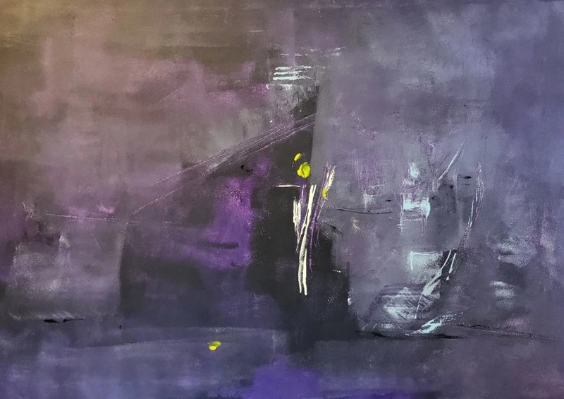 Professional Large Outsider Art Abstract Modern Contemporary Acrylic On Canvas