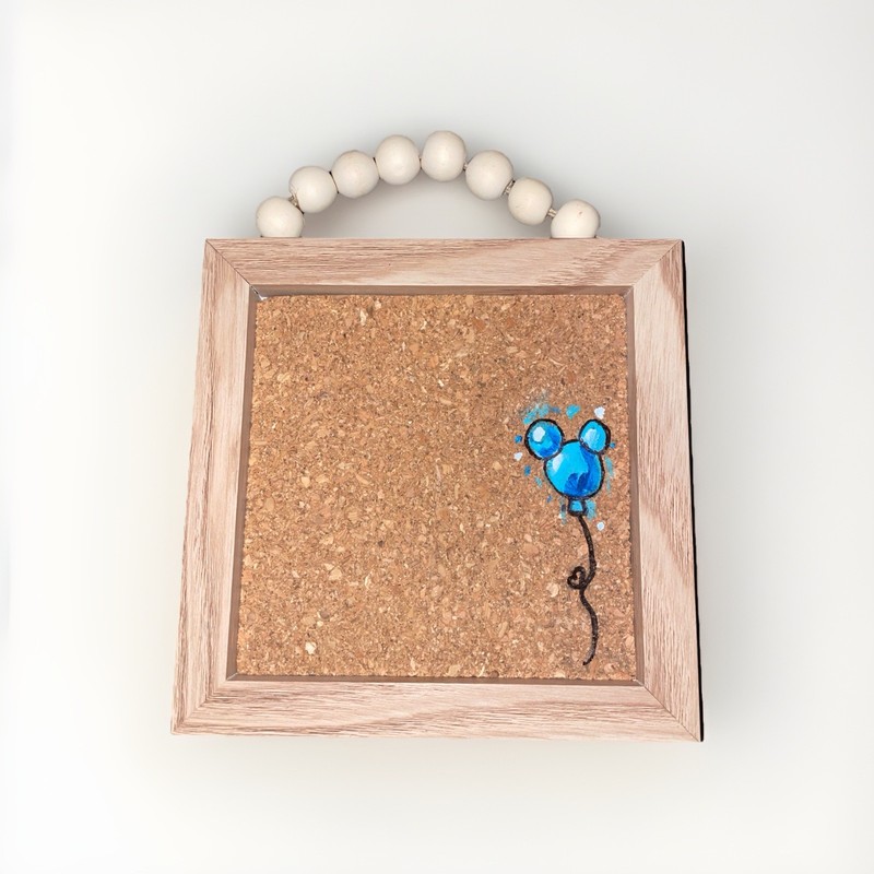 Disney Balloon Hand Painted Hanging Pin Board Disney Cork Board Disney Magic