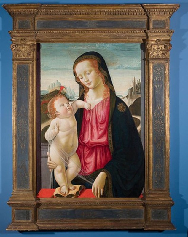 high quality oil painting handpainted on canvas «Madonna and Child»no frame
