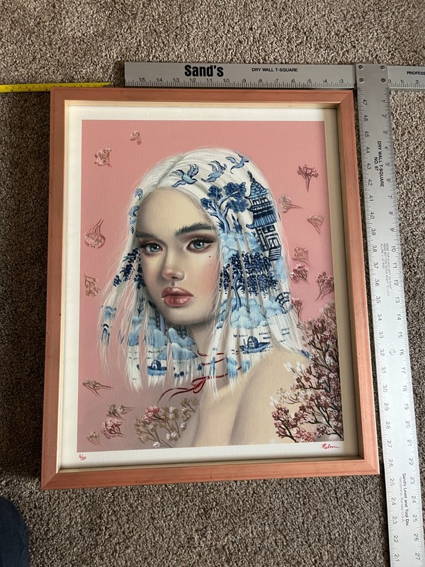 Relmartist / Relm Natalya numbered 16/20 Limited Print on paper framed