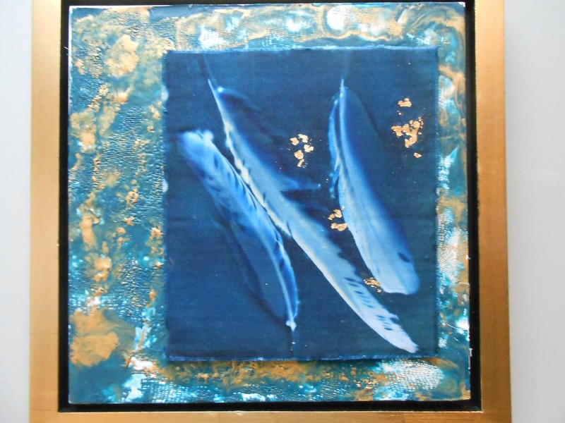 Cyanotype & Emcaustic Artwork