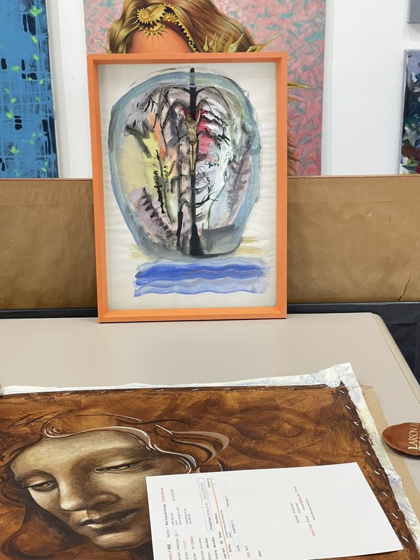 Mixed Media Painting Corpus Christi "It is Finished" gallery