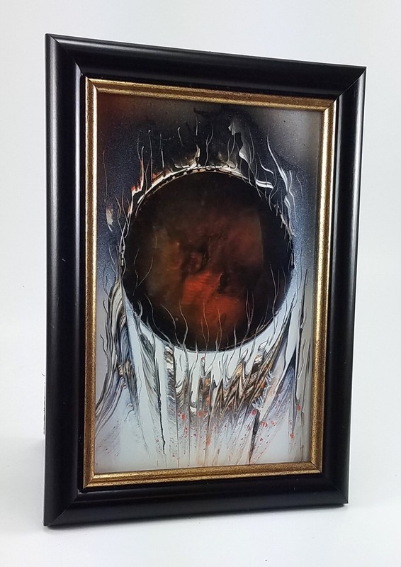Original Space Art by Jason Girard in multiple colors comes with frame.
