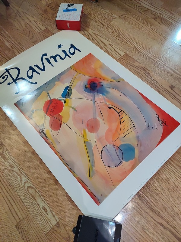 vintage ravinia music festival 1993 poster Heather Mark 24x36 gallery