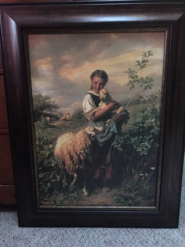 Oil Painting “The Young Shepherdess” gallery