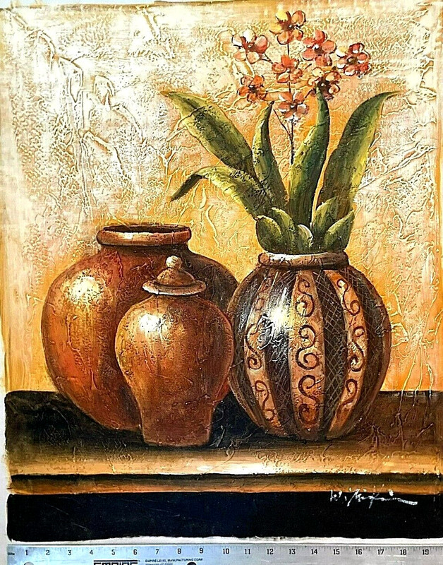 Original Oil Painting «Still Life – Vases» Image Size 20″ by 24″