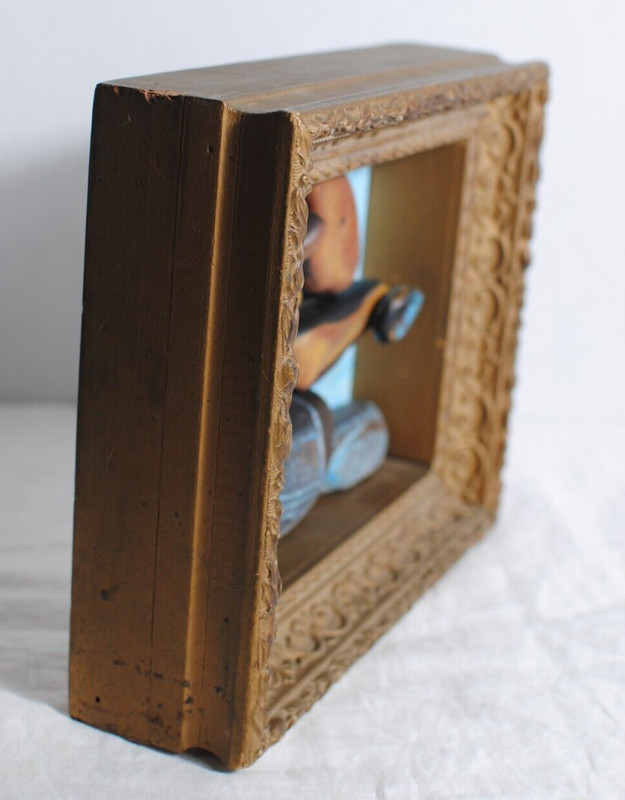 Pablo Picassco - Young Girl Throwing a Rock Shadow Box Rock Art by Leean Swanson gallery