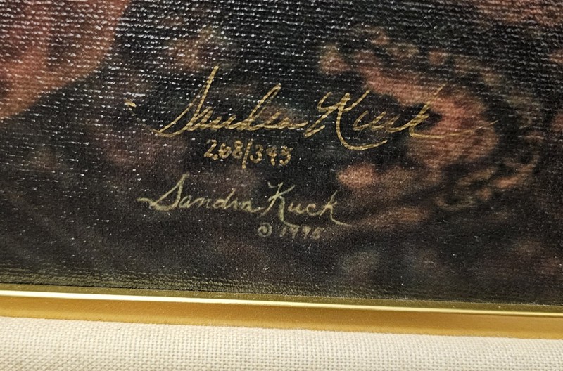 Sandra Kuck "Night Before Christmas" Limited Edition Canvas #268/395 Signed! gallery