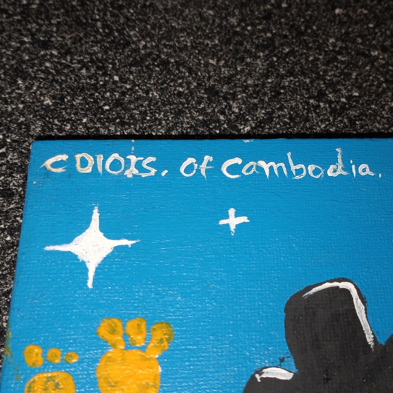 Estate Sale - Colors Of Cambodia painting Hal From Angry Birds Artist Om Bunly  gallery