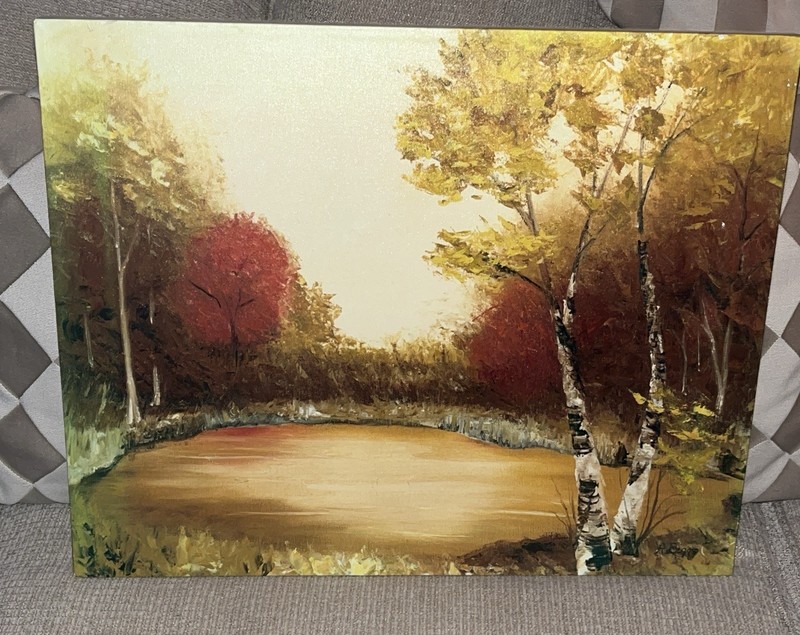 Anne Biggs Autumn Reflection Limited Edition Giclée Signed Numbered