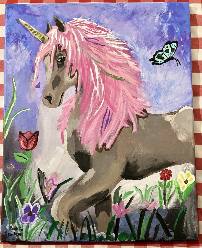 The unicorn Of The Fairy Forest