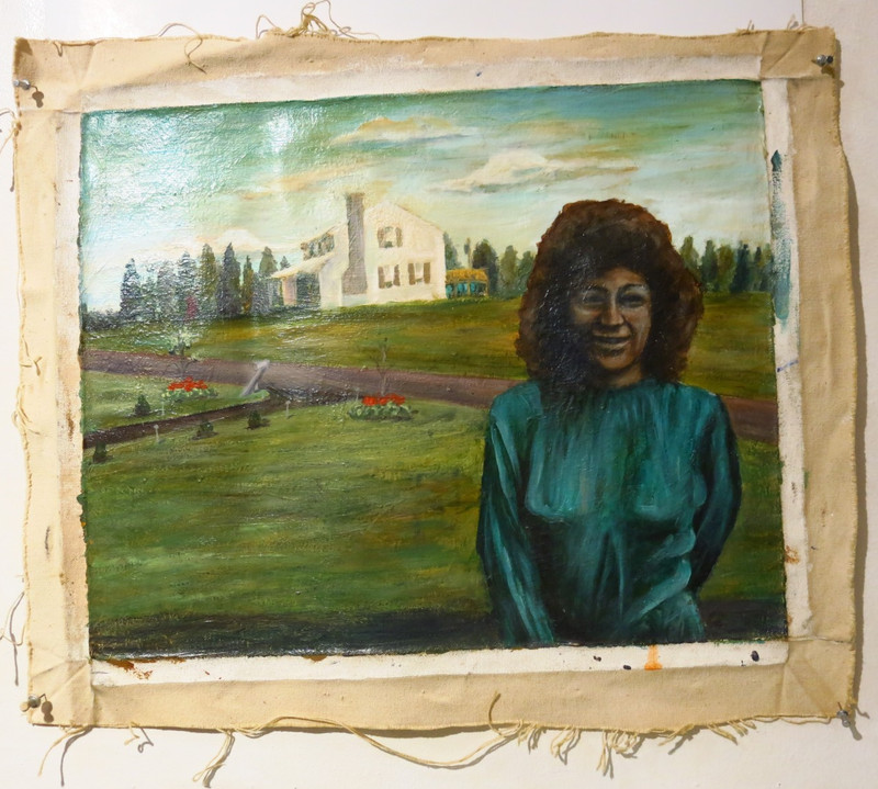 PORTRAIT OIL█PAINTING VINTAGE REALISM ART█SIGNED BUY ORIGINAL ANTIQUE REALIST PA