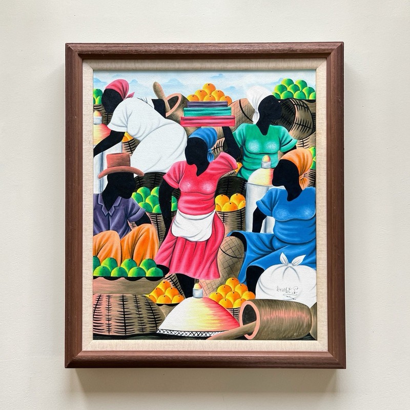 1970s ERNST PHOPHETE (Haitian, b. 1950) Museum Artist - Oil on Canvas - Mint! gallery