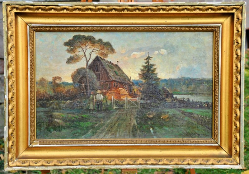Valfrid Nelson 1849 – 1930 – Oil Painting – Country Life Arte Arte