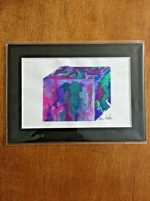 Signed Matted Original AFFORDABLE Artwork 4″x6″ plastic sleeve ~lori clark GIFT!