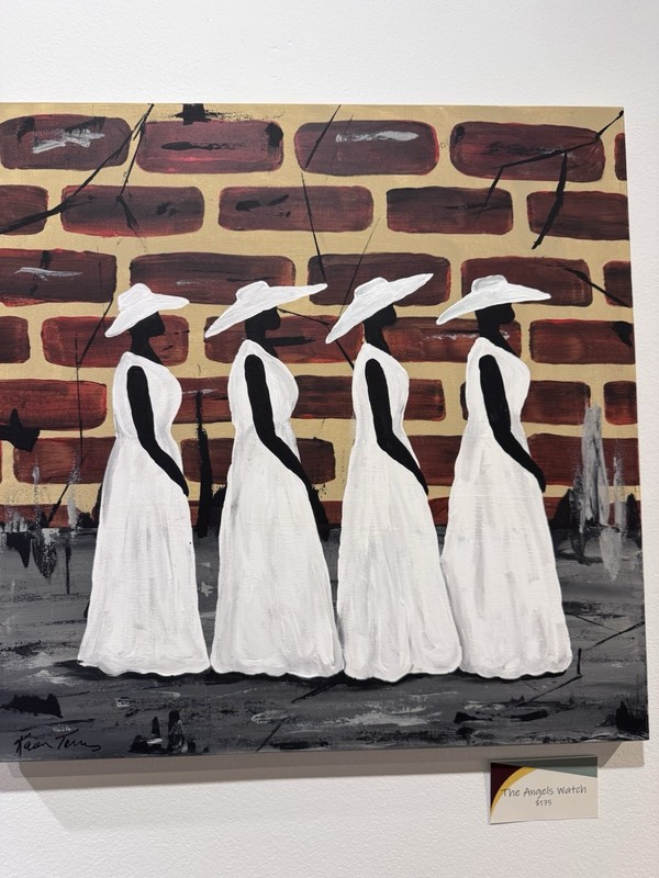 Original Painting 4 Women 24 in W x 24 in T