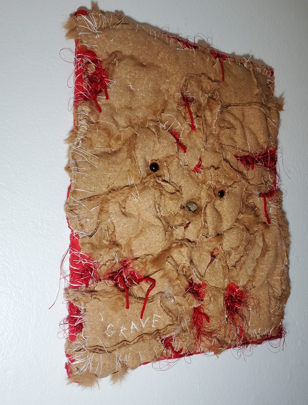 HAPPY GRAVE artist original plush painting art year 2026 "CRUSH" gallery