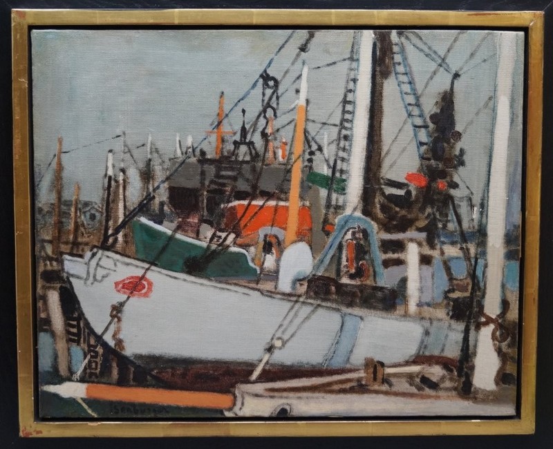 Eric ISENBURGER (Frankfurt/Main 1902-94 New York City) - Ships at Port gallery