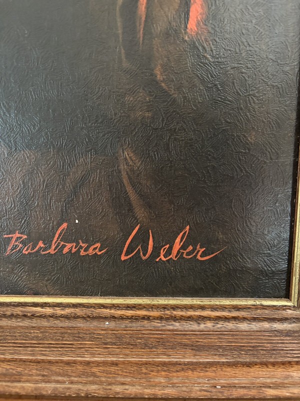 Large Barbara Weber Vintage 1960s Conquistador Framed Signed Print gallery