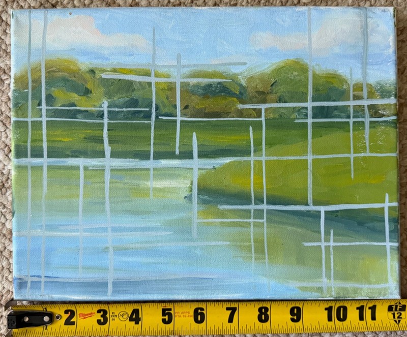 Contemporary Abstract Landscape Modern Acrylic Painting Art Wall Hanging gallery