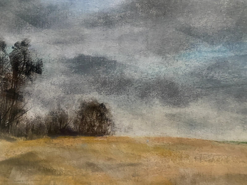 Franz Ehmke 1928-2018 GDR Painter Pastel Grove Field Edge Grain Acre gallery