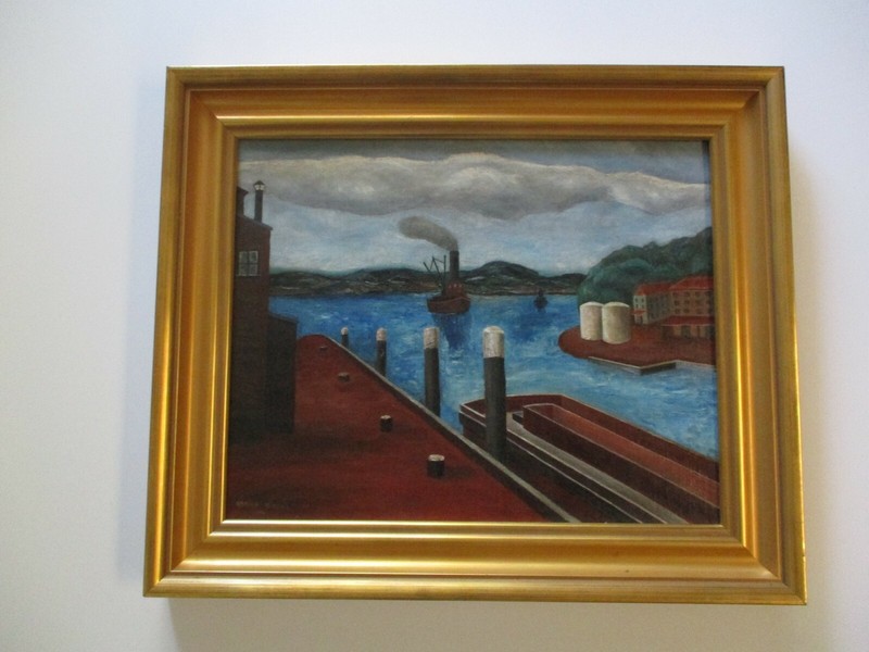 ANTIQUE VINTAGE IMPRESSIONIST WPA PAINTING IMPRESSIONISM MODERNISM REGIONALISM