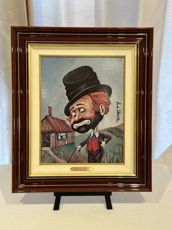 Red Skelton Oil Painting Reproductionns – The Gent & Freddies Shack